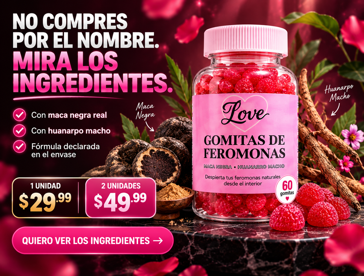 Gomitas de feromonas love 3