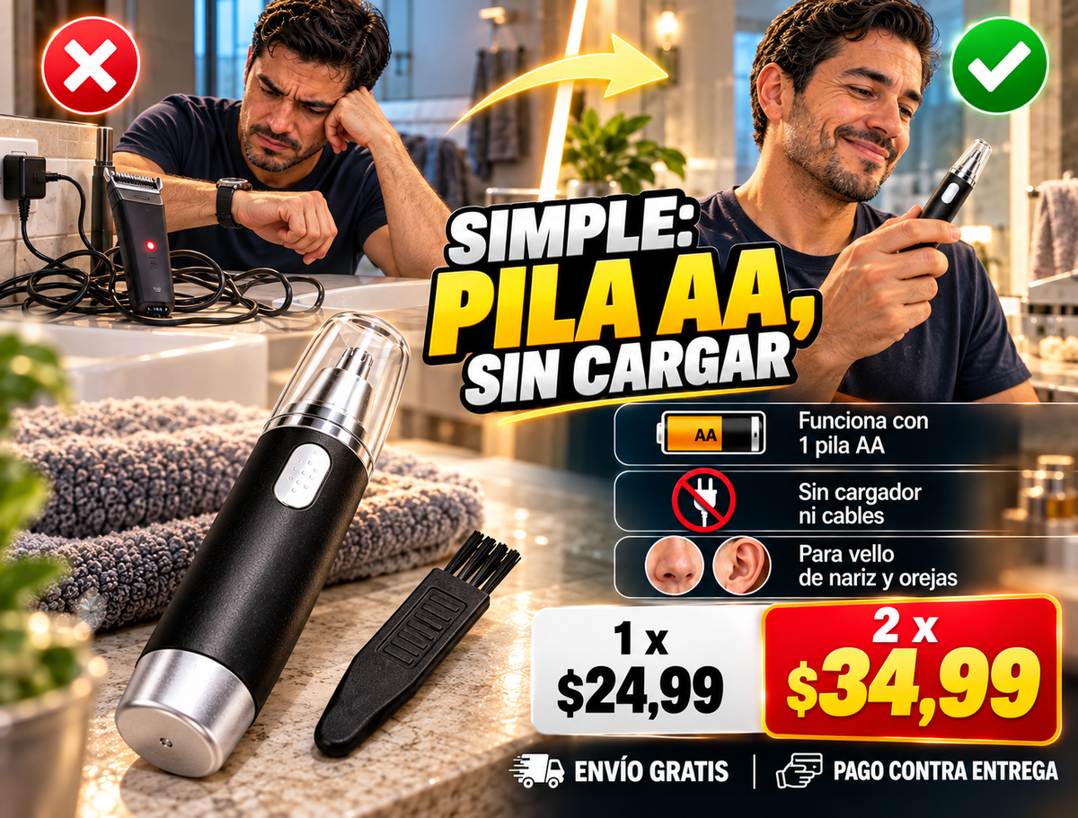 Depilador Recortadora De Vellos Nasales 3
