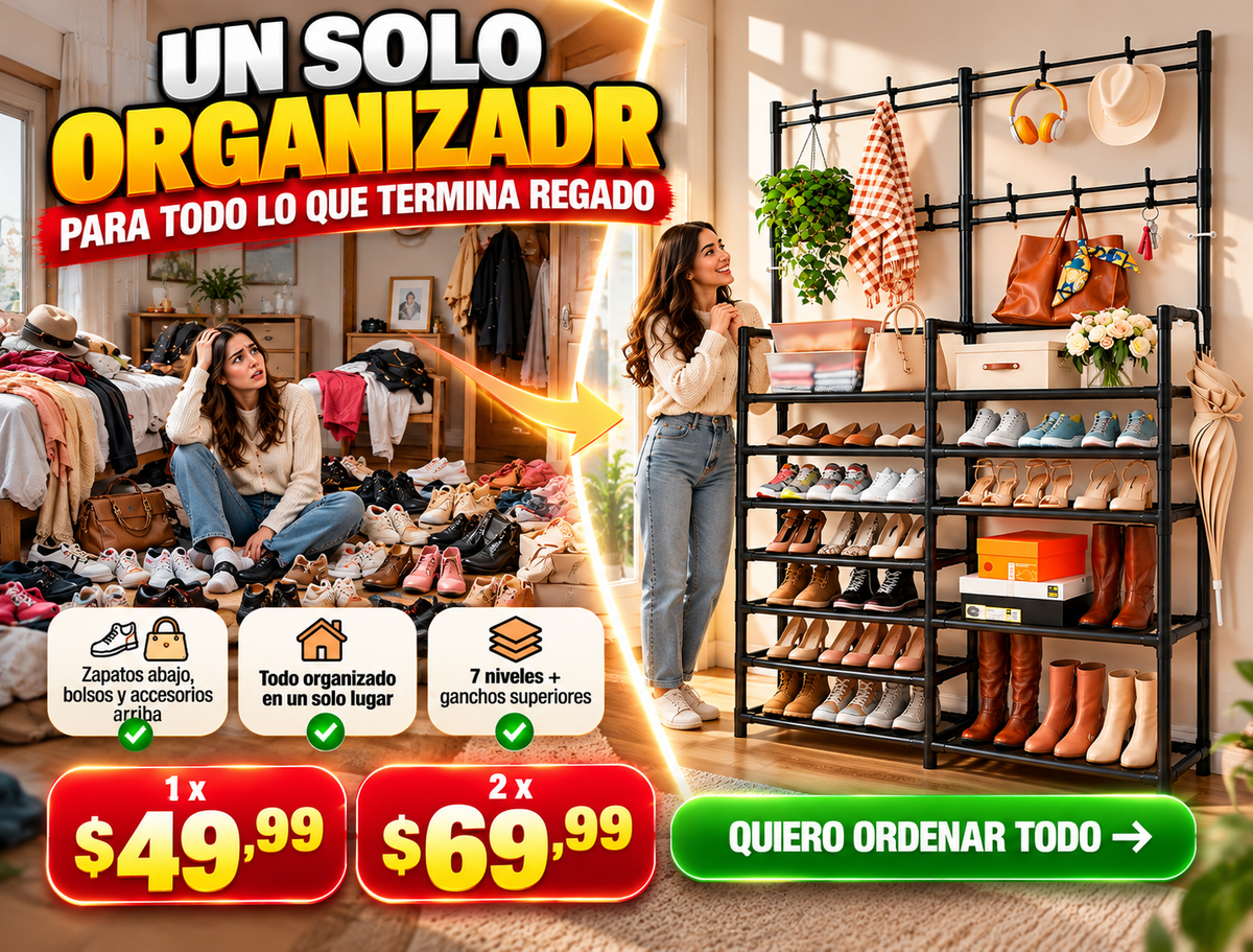 Zapatera Organizador Multiusos 3