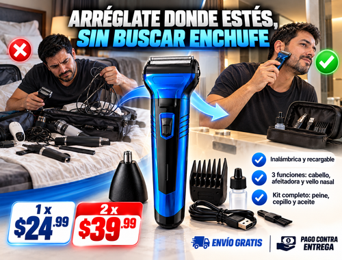 Afeitadora 3 En 1 Sonar 3