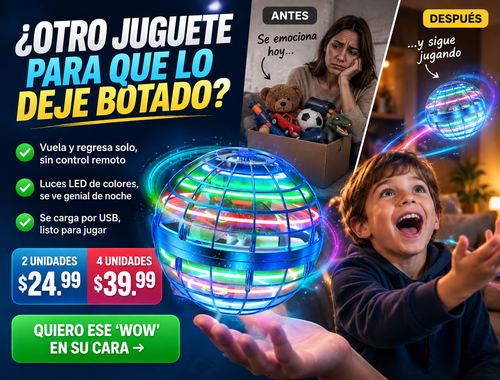 Pelota Voladora Esfera Boomerang 2