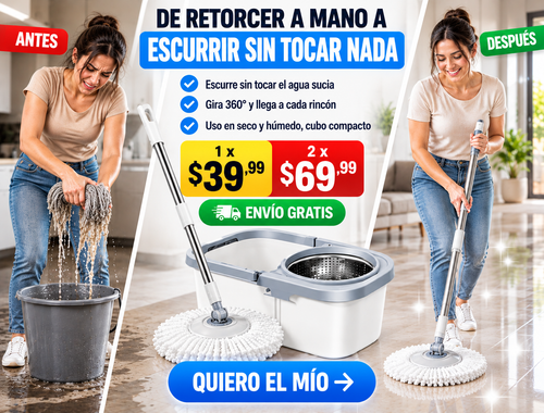 Trapeador giratorio 360