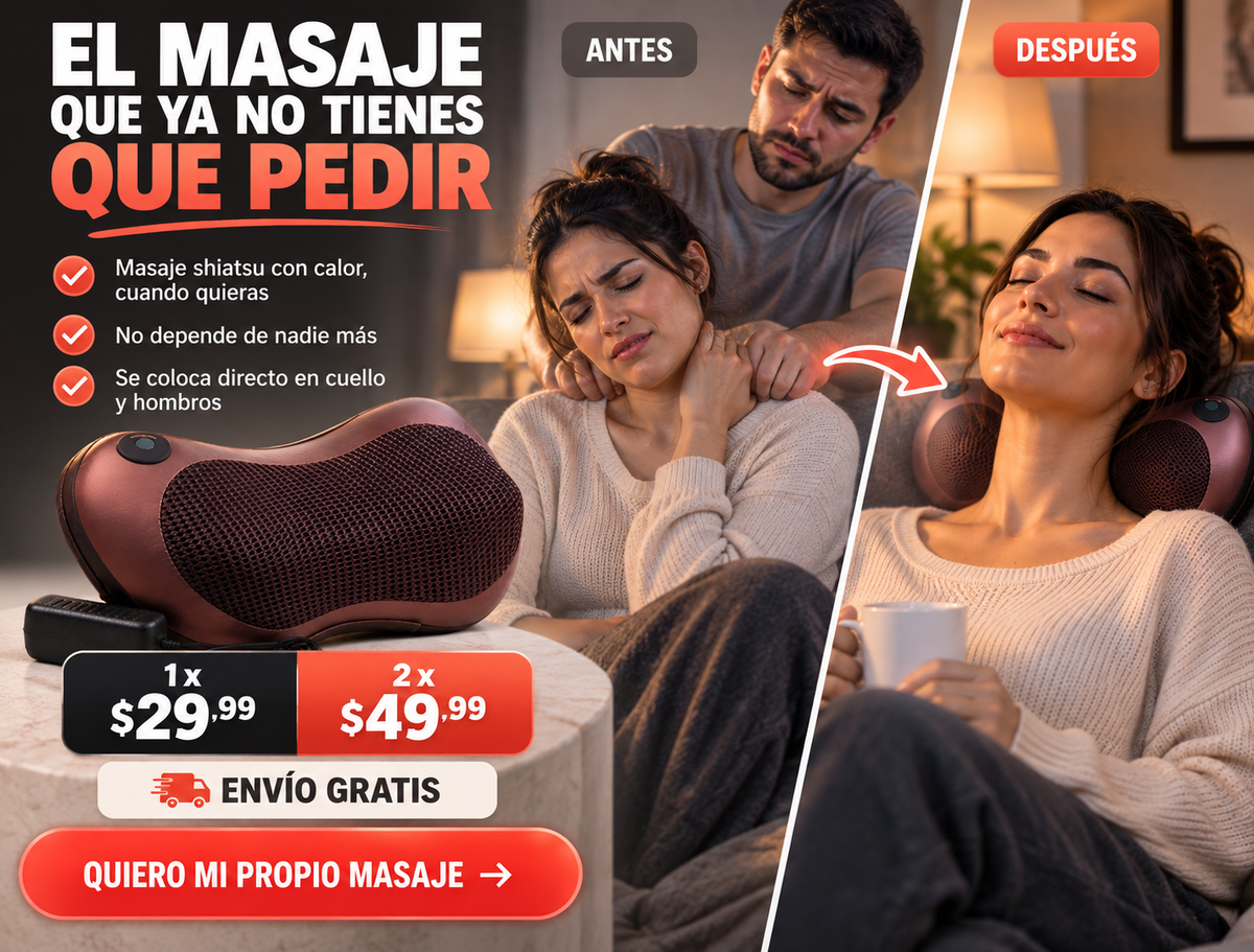 Almohada Masaje Cervical 2