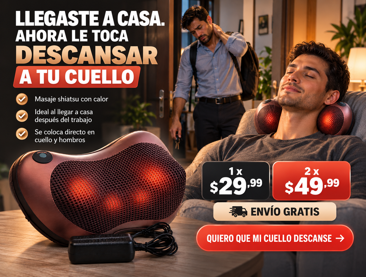 Almohada Masaje Cervical 3