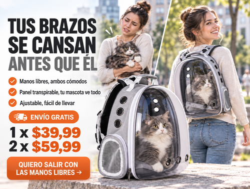 Mochila para mascotas