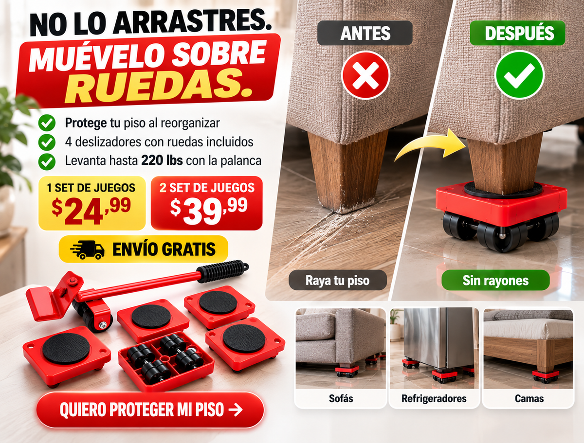 Juego De Herramientas Para Mover Muebles 3