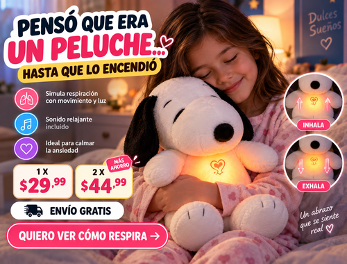 Snoopy Que Respira Luz Y Sonido