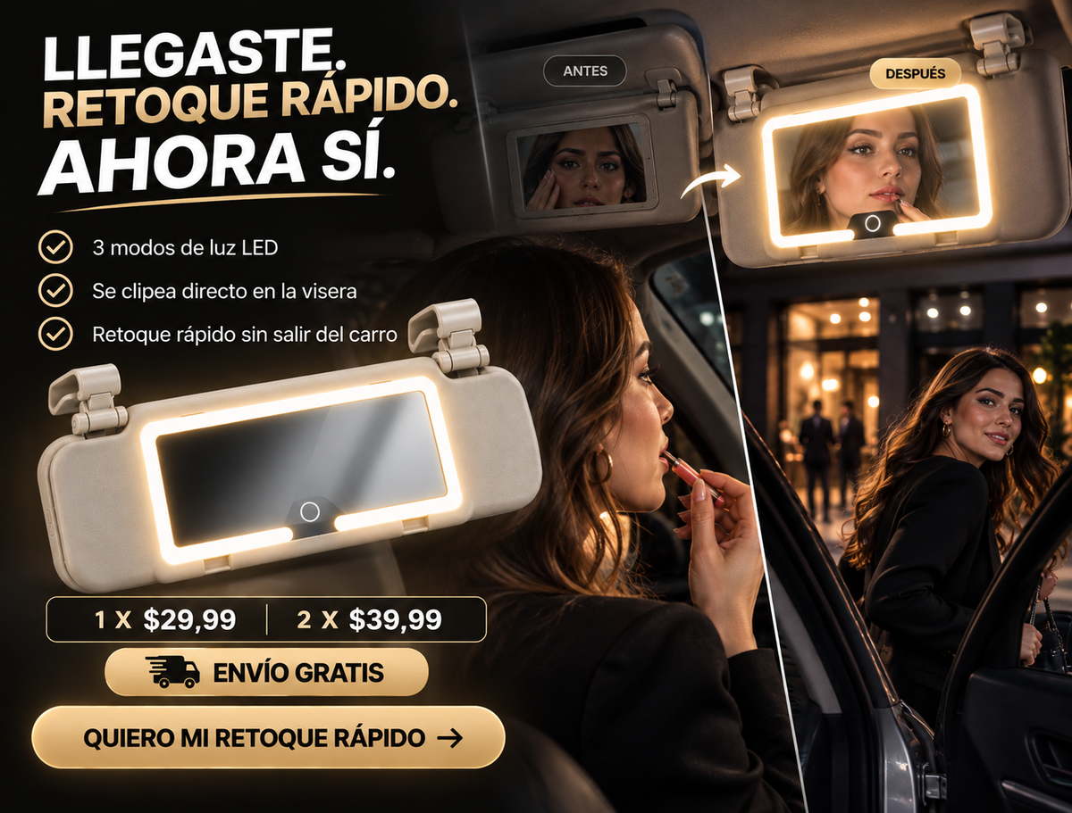 Espejo Led Para Auto Carro 2