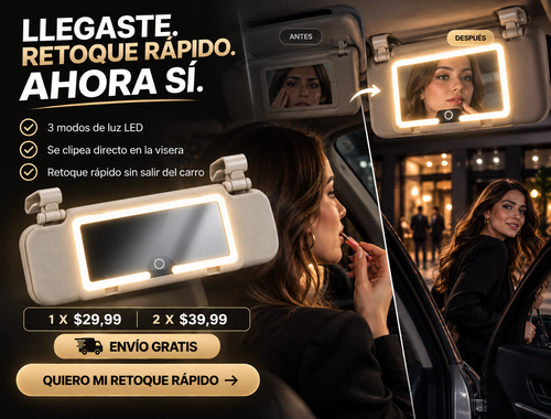 Espejo Led Para Auto Carro 2