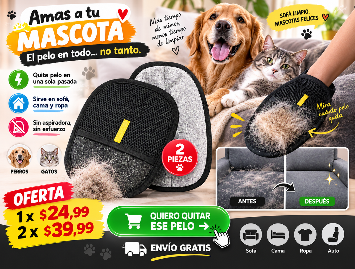Guante Quita Pelusas