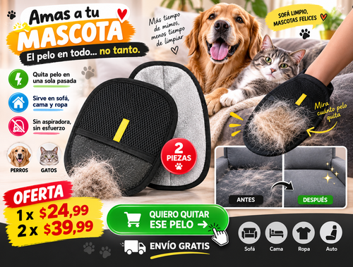 Guante Quita Pelusas