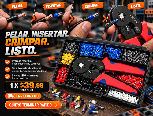 Alicate Crimpadora Pinzas Herramientas 2