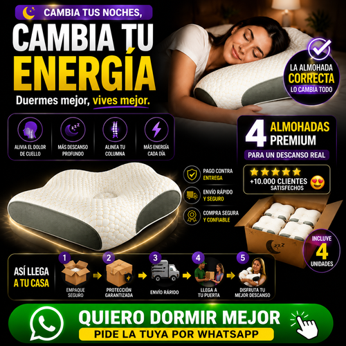 Almohada ergonomica premium