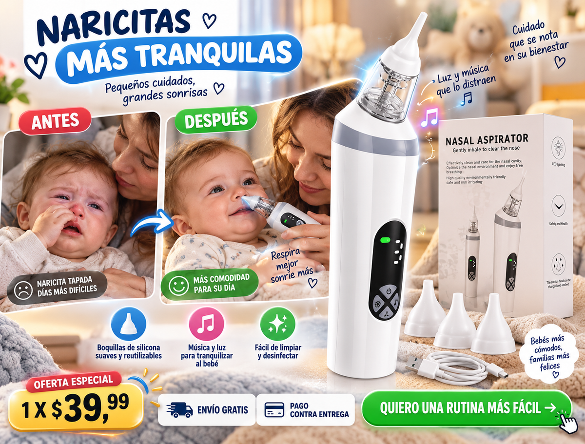 Aspirador Nasal Electrico PARA BEBES