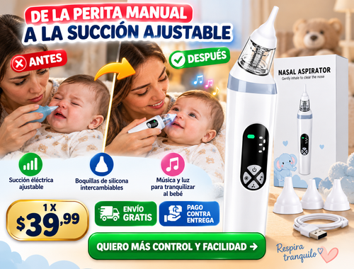 Aspirador Nasal Electrico PARA BEBES 2