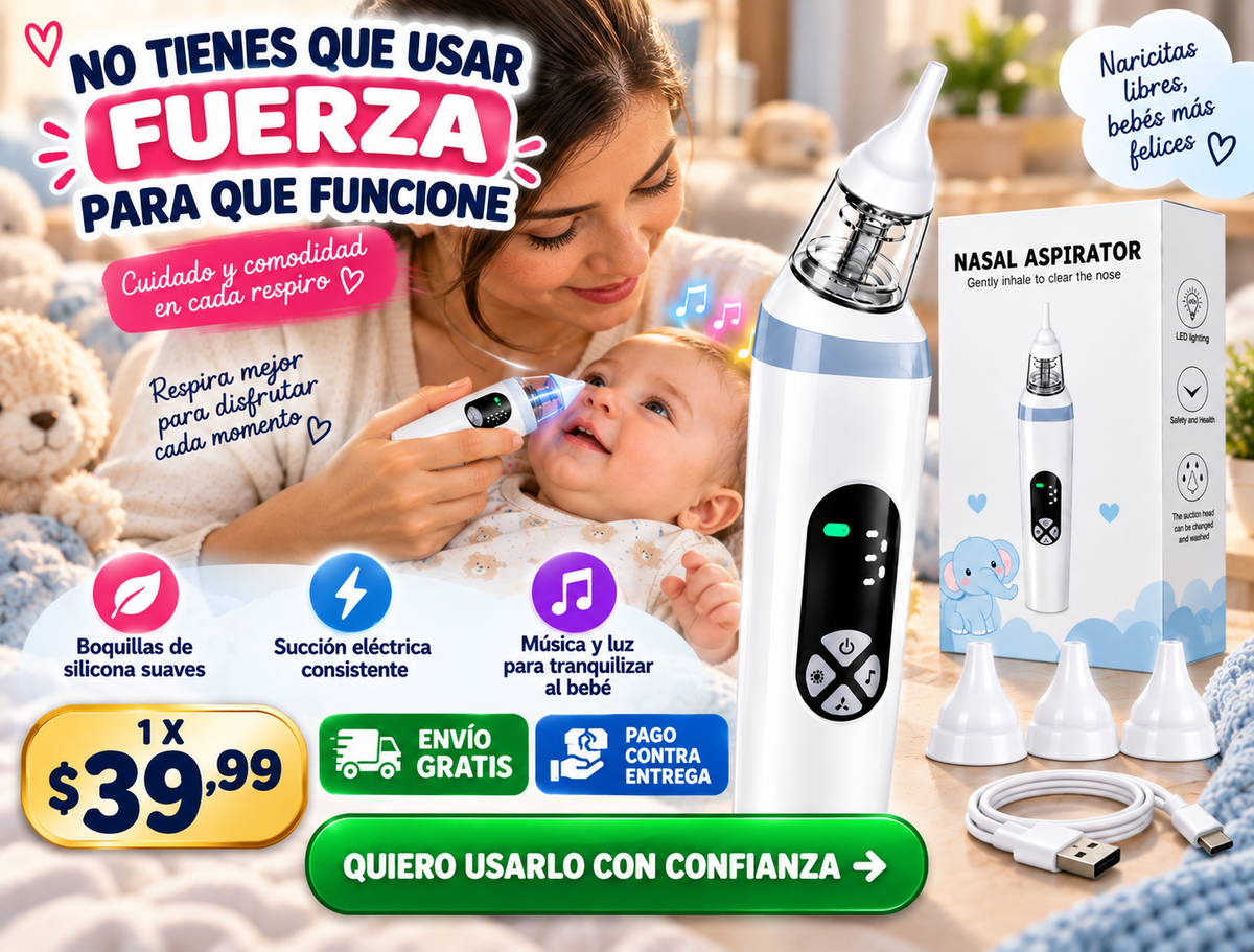 Aspirador Nasal Electrico PARA BEBES 3