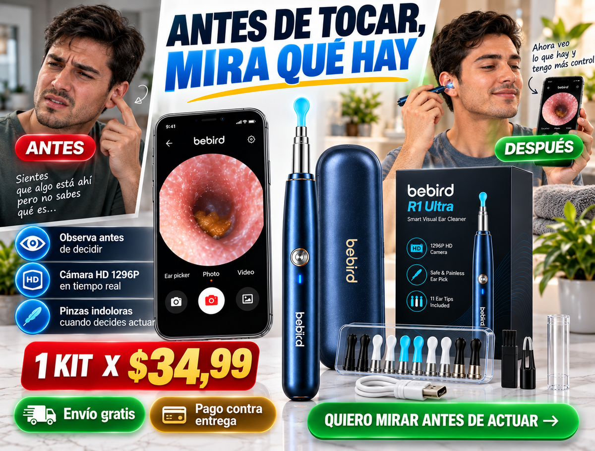 Limpiador Inalambrico De Oidos F215 2