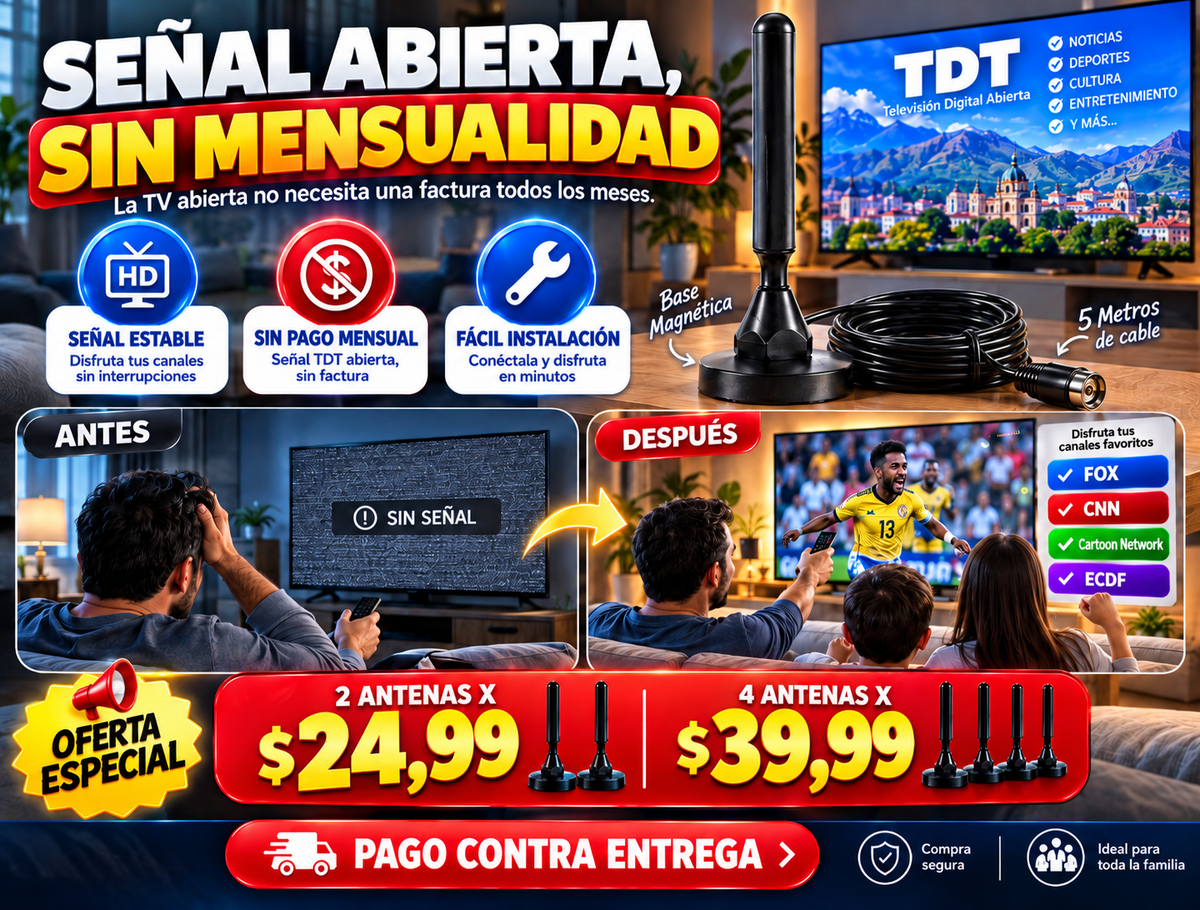 Antena Digital Hd De Tv