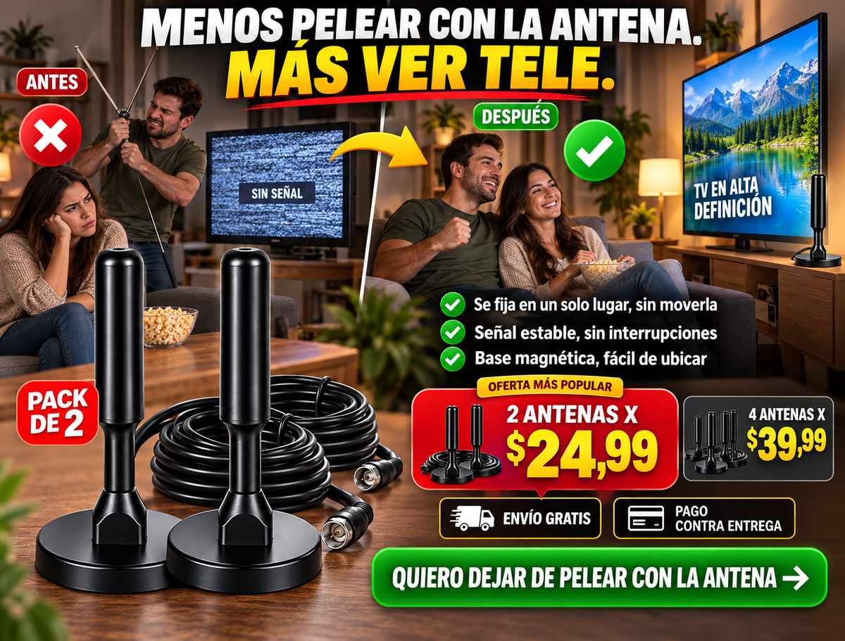 Antena Digital Hd De Tv 3