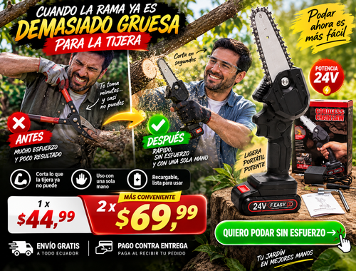 Motosierra Electrica 24v Portatil 1 Bate
