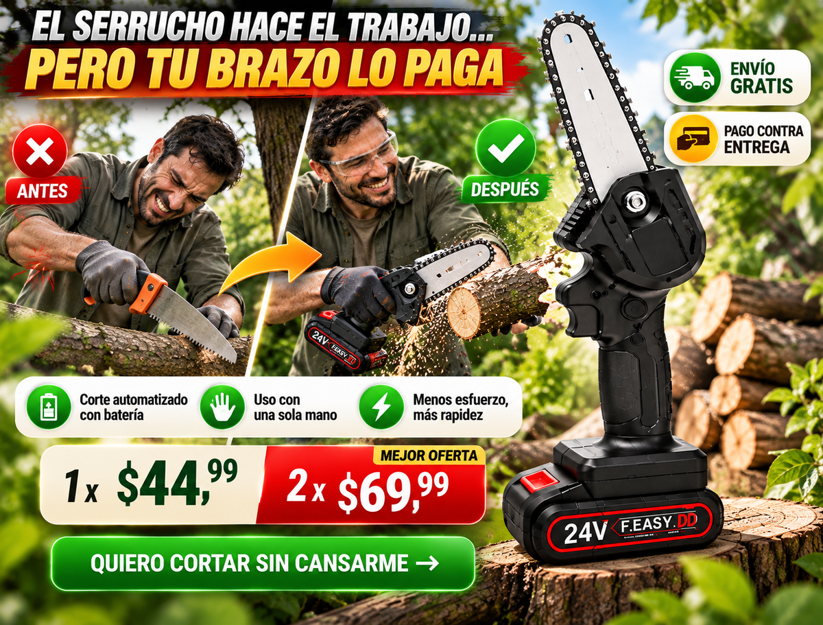 Motosierra Electrica 24v Portatil 1 Bate 2