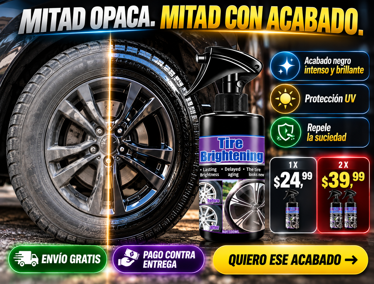 Abrillantador De Neumaticos Brillo Carro 3