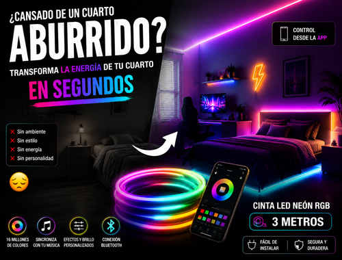 Cinta Led Egb Neon 5m App Phantom