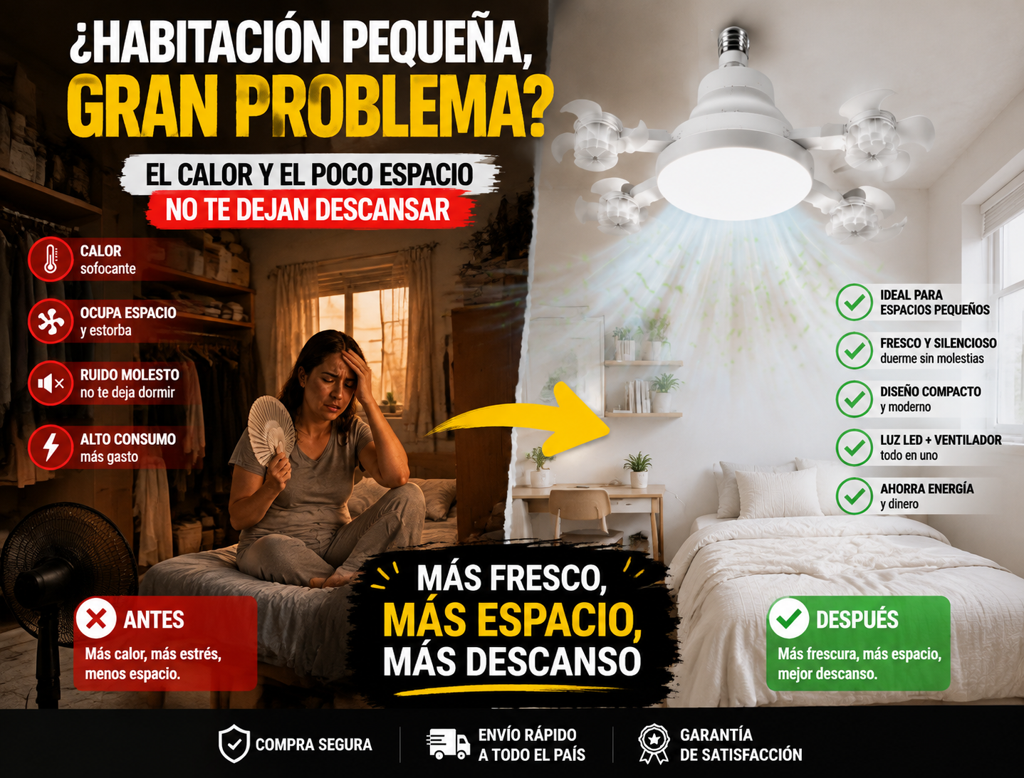 Foco Ventilador Drone 3