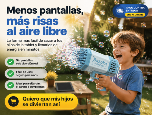 Pistola De Burbujas