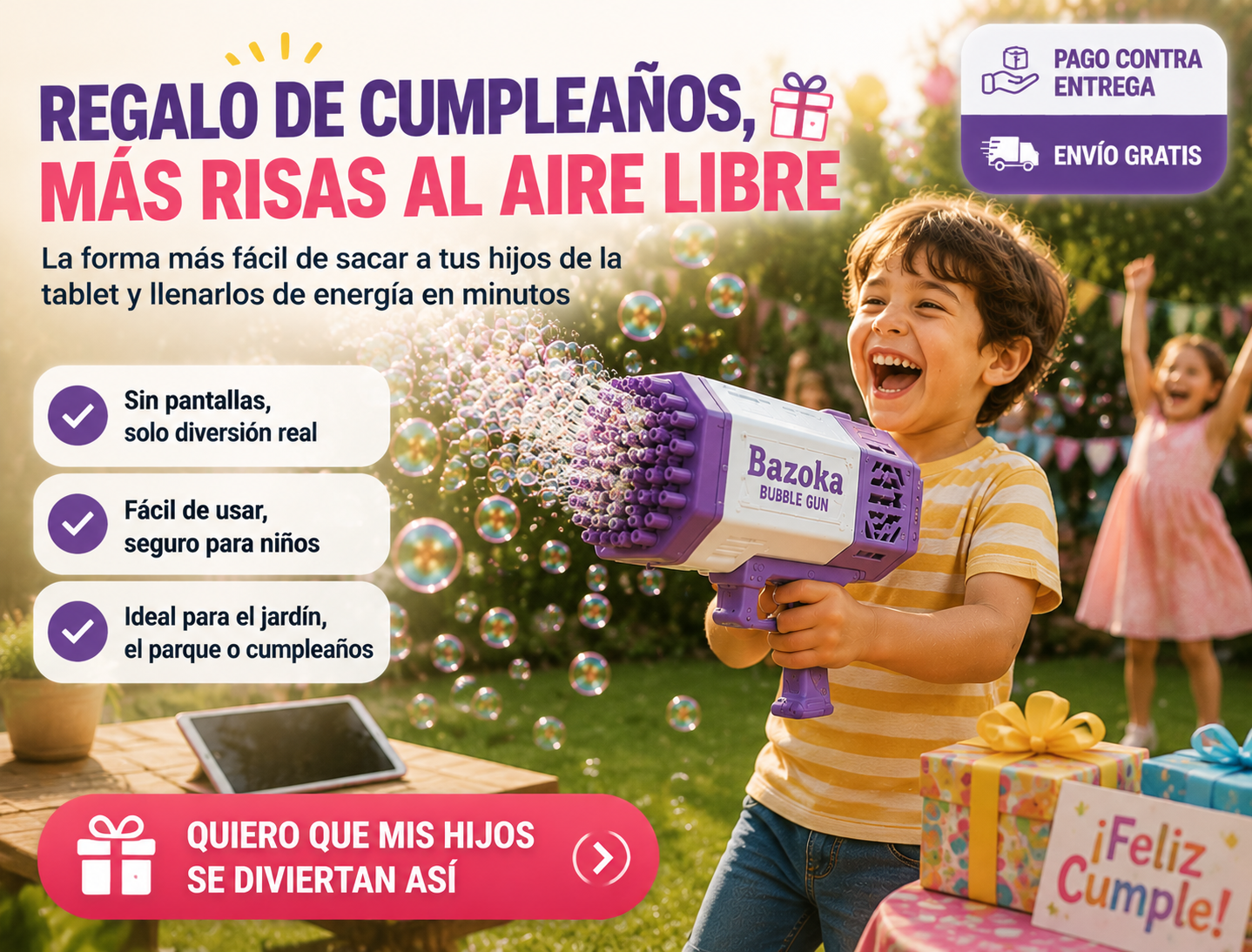 Pistola De Burbujas 3