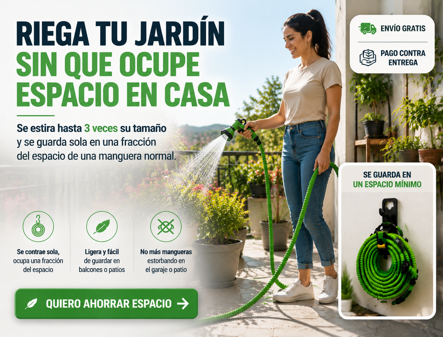 Manguera De Jardin Expandible 3