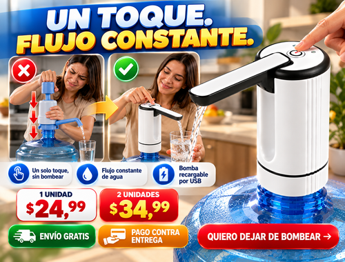 DISPENSADOR DE AGUA ELECTRICO PEGABLE 2