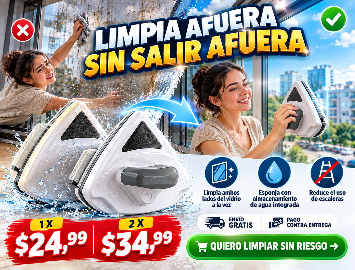 Limpia Vidrios Magnetico