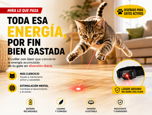 Collar Laser Para Gatos 3