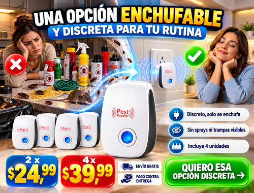 Repelente Ultrasonico Pest Caja Verde