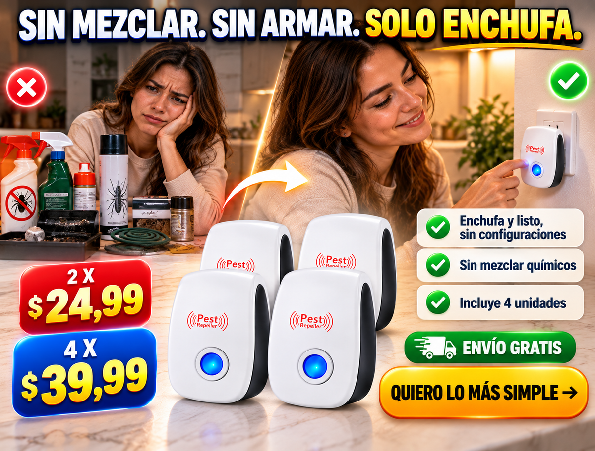 Repelente Ultrasonico Pest Caja Verde 2
