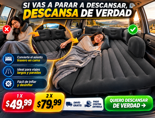 Colchon Inflable De Carro