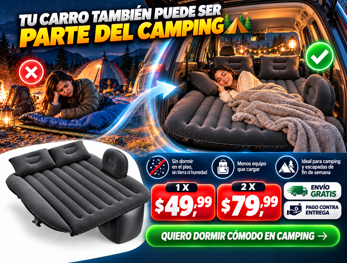 Colchon Inflable De Carro 3