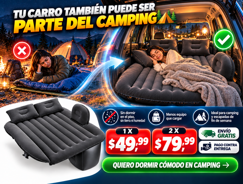 Colchon Inflable De Carro 3