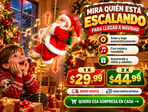 Papa Noel Led Escalador