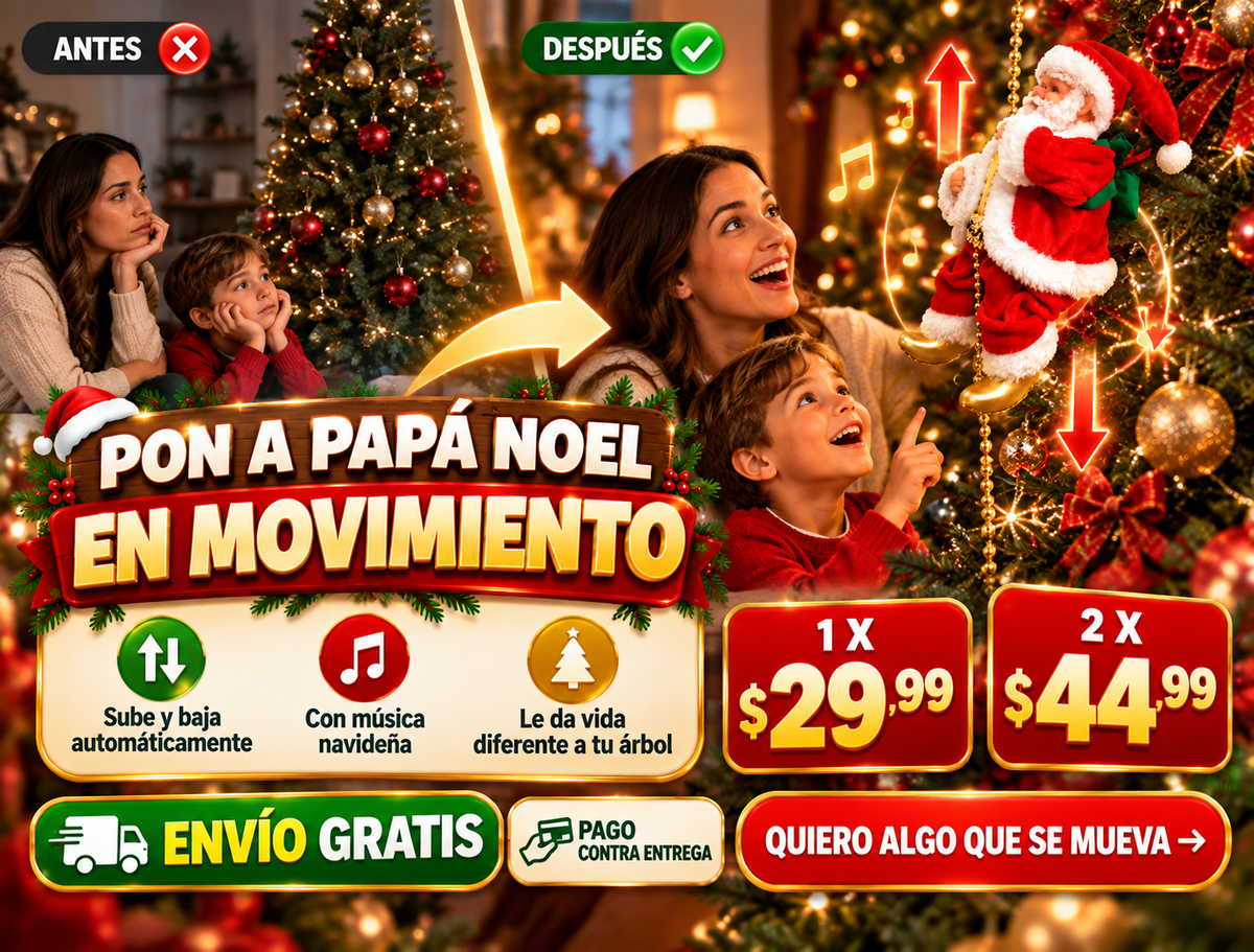 Papa Noel Led Escalador 2