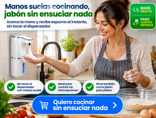 Paquete de 2 dispensadores automáticos de jabón espumoso 2