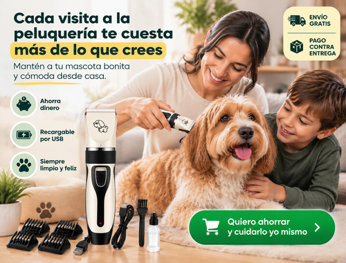 Maquina Cortadora De Pelo Para Mascotas 2