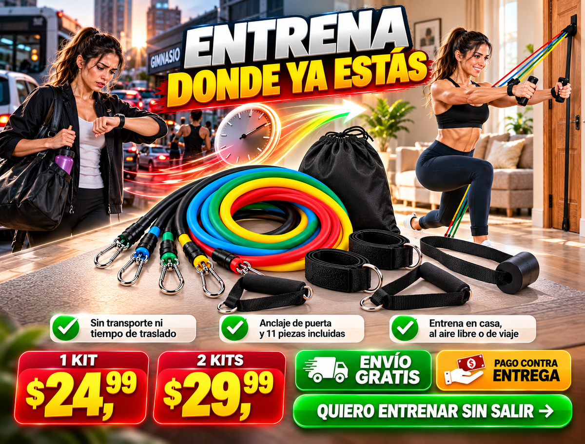 Set De Ligas Tubulares Bandas Resitencia 3