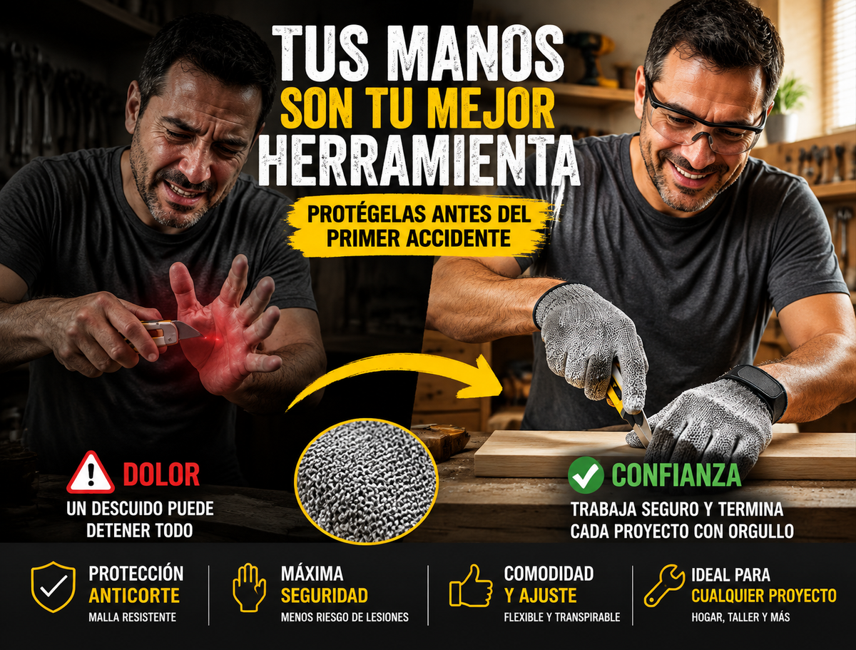 🛡️ Guante Protector AntiCortes Pro