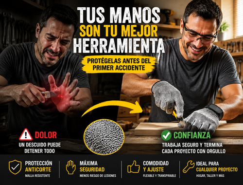 🛡️ Guante Protector AntiCortes Pro