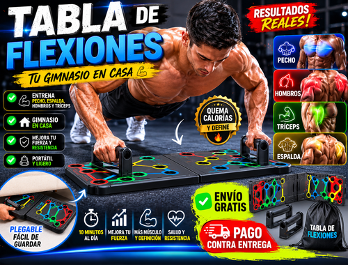 Tabla de flexiones multifuncional (Push Up Board).2