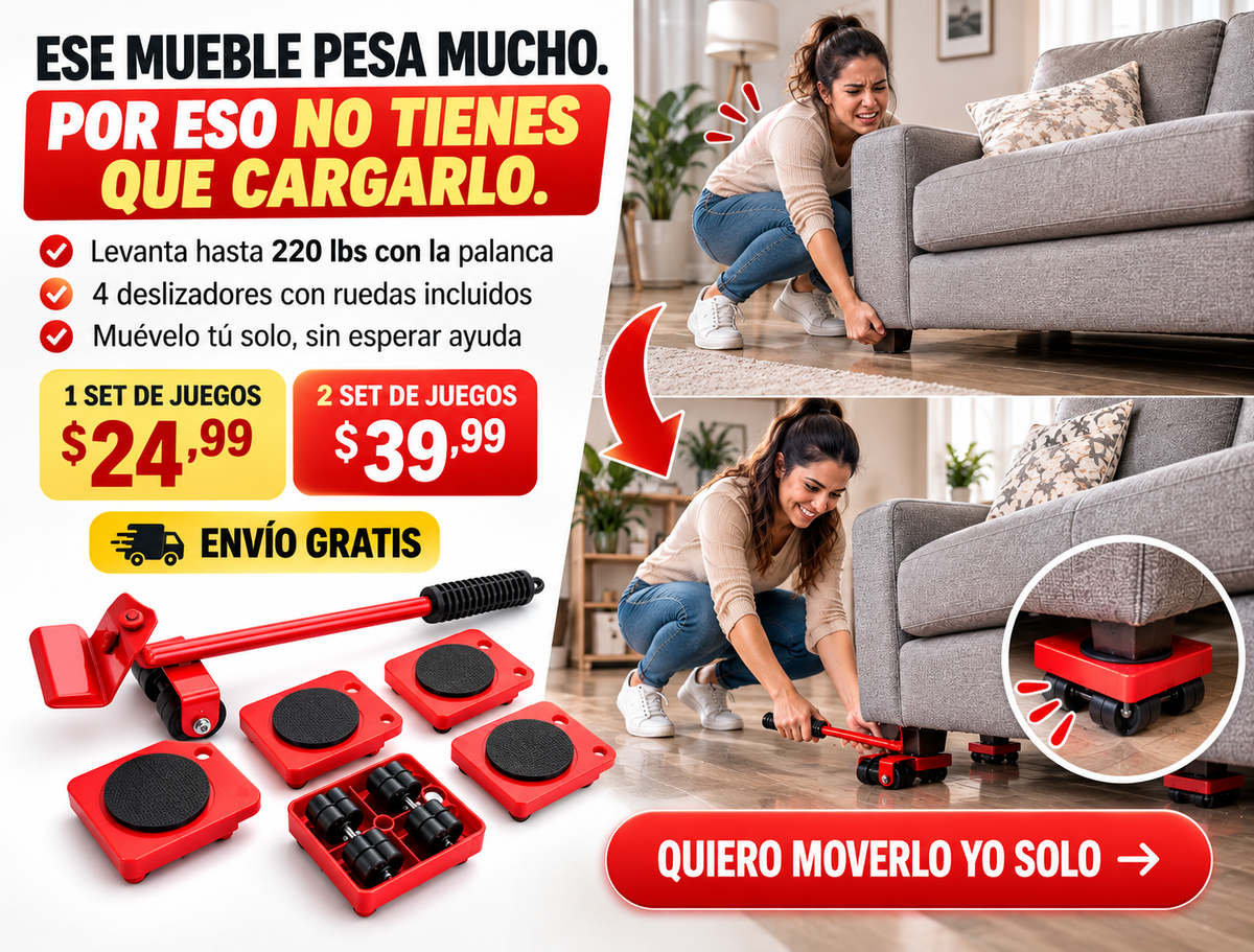 Juego De Herramientas Para Mover Muebles 2