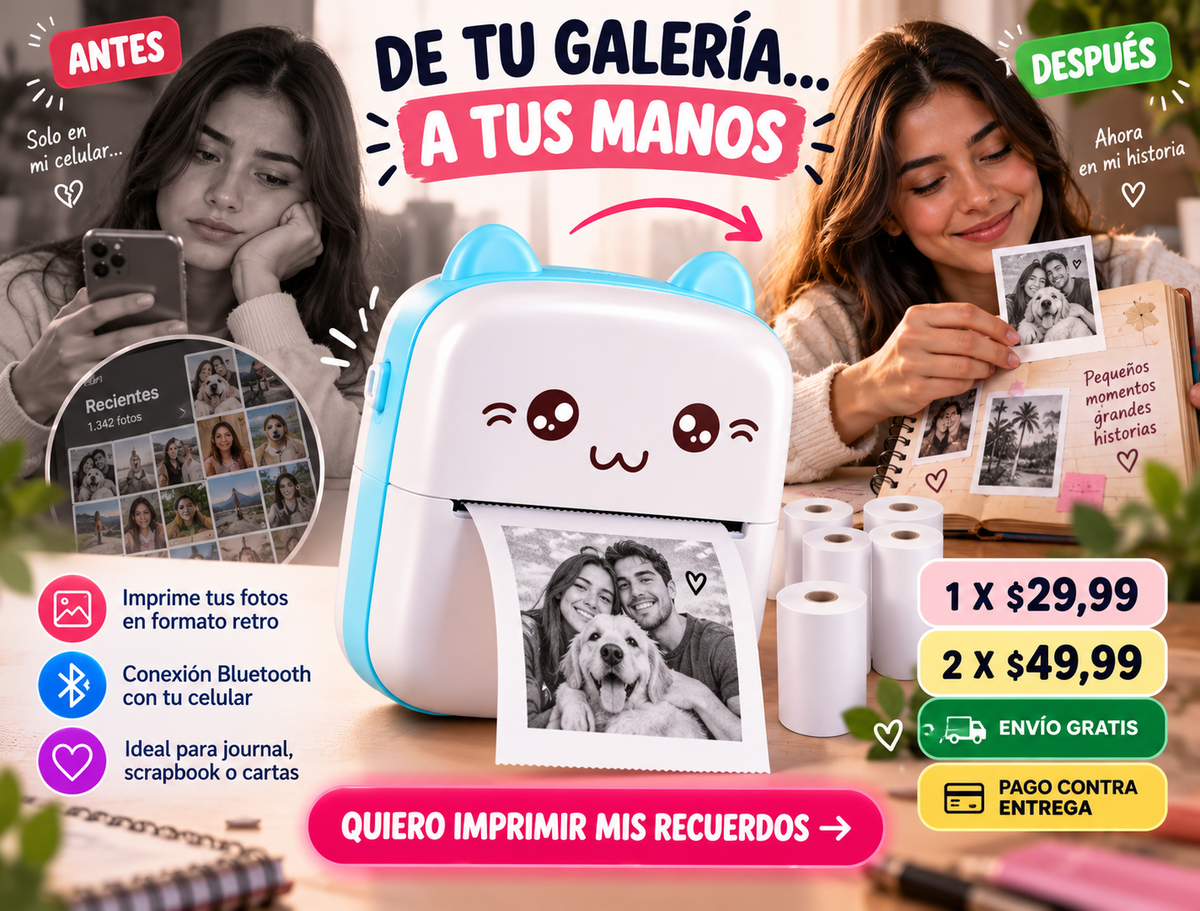 Mini Impresora Termica Bluetooth 2