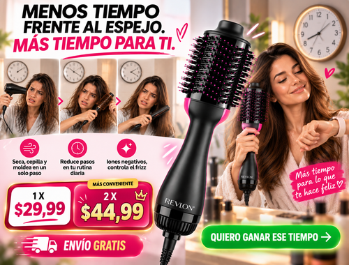 Cepillo Secador 3 En 1 3